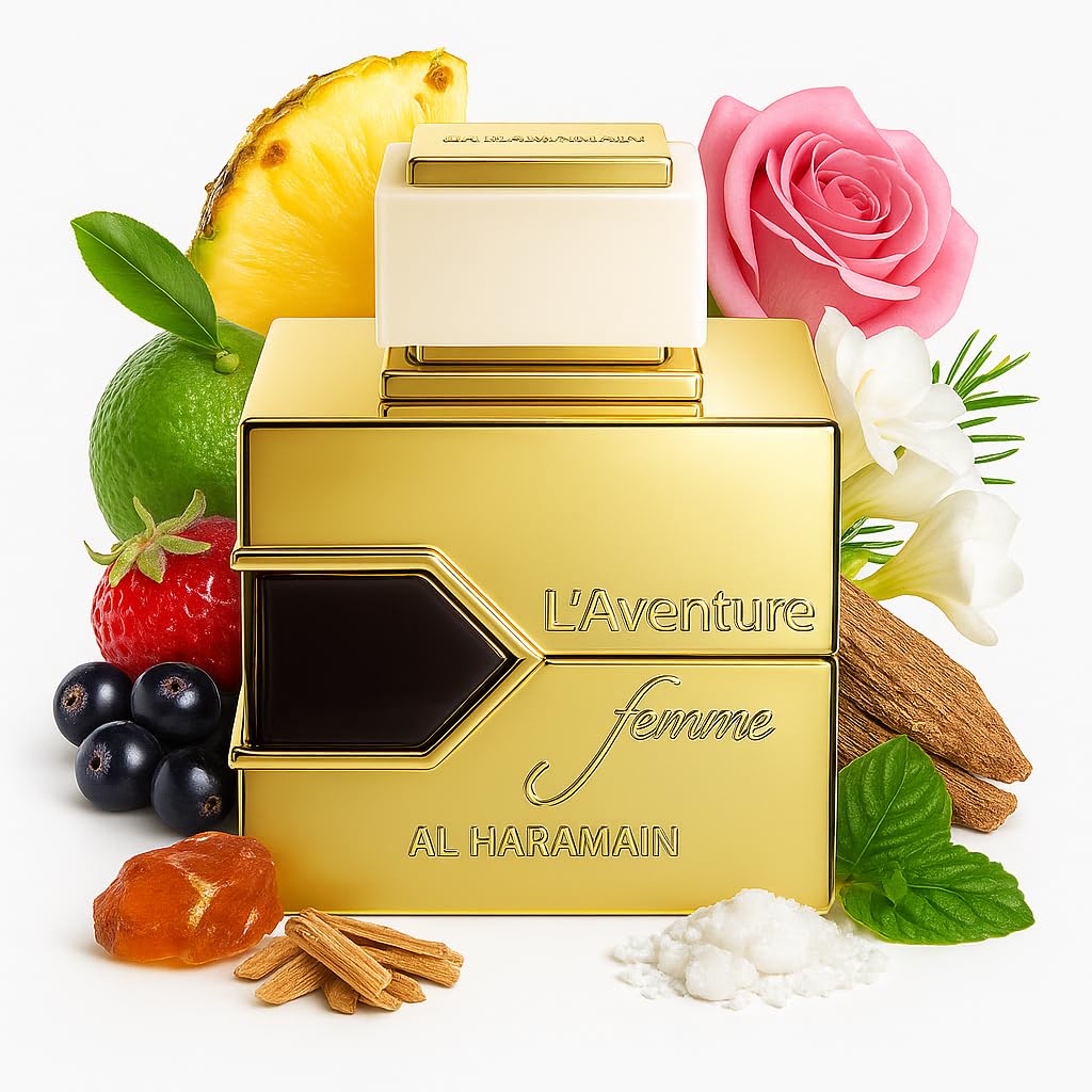 Amazon.com : L'aventure by Al Haramain Eau De Parfum Spray 3.3 oz